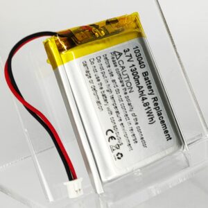 HXJNLDC DC 3.7V 1300mAh 103040 Rechargeable Lithium Polymer Replacement Battery for DIY 3.7-5V Electronic Product