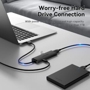 VENTION 4-Port USB 3.0 Hub and USB Extension Cable 6.6FT