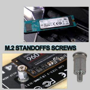 20 Sets M.2 Screws, NVMe Screw, SSD m.2 Mounting Kit with Screwdriver Compatible with ASUS Motherboard