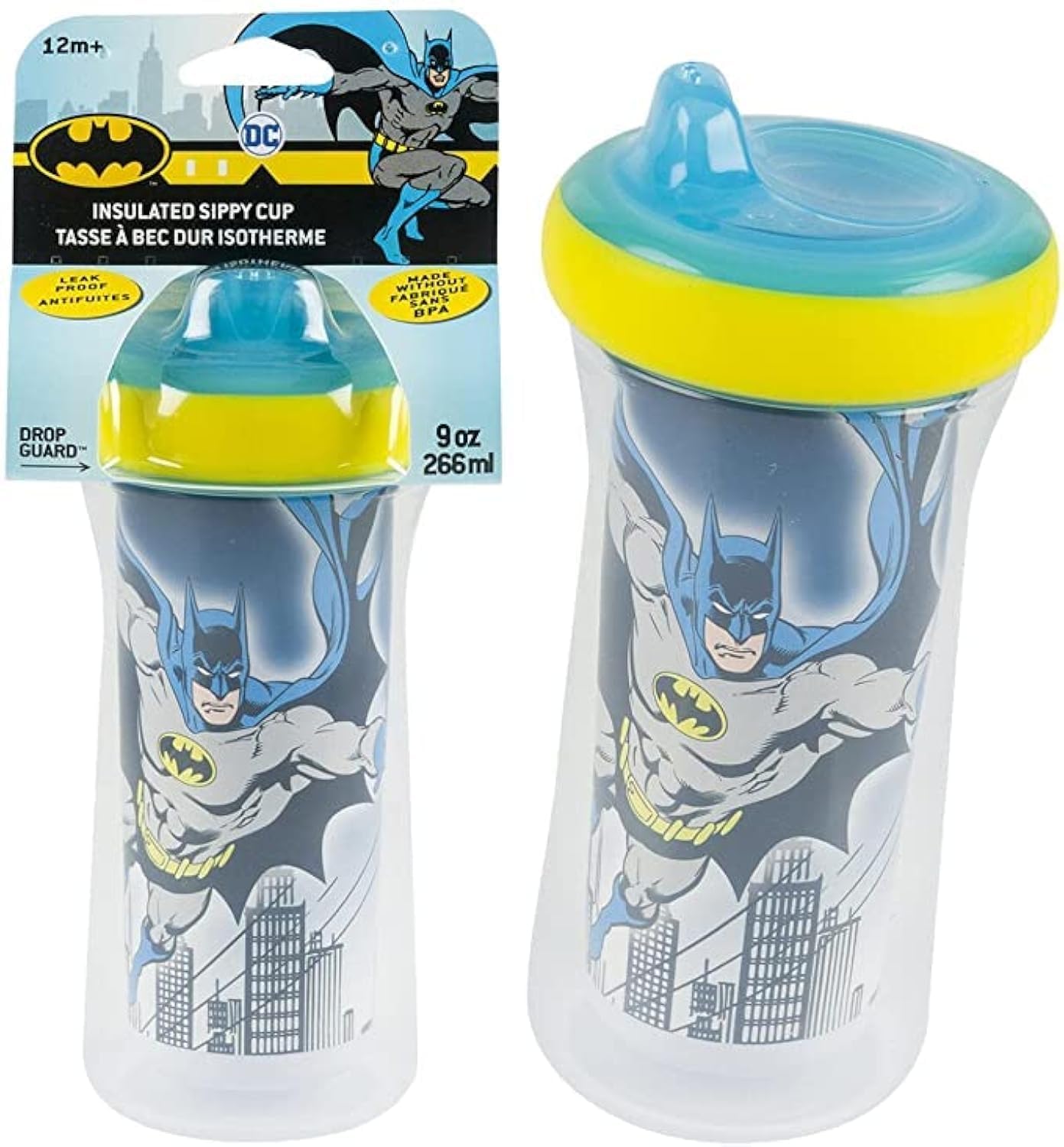 DC Comics Batman Sippy Cup Set Of Two