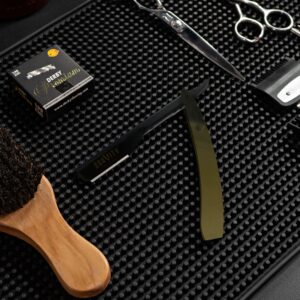 Professional Straight Razor Bundle - Stainless Steel Straight Razor Kit with 20 Gravity Premium Blades (Kingsman, Chicago)