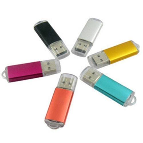 1 Pack 8GB Pink USB Flash Drive USB 2.0 Matte Metal Flash Drive with Transparent Plastic Cap for Data Storage Thumb Drive Jump Drive Pen Drive Bulk Memory Stick Zip Drives (Pink, 8GB)