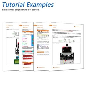 Freenove Super Starter Kit for BBC Micro:bit (V2 Included), 266-Page Detailed Tutorial, 192 Items, 38 Projects, Blocks and Python Code