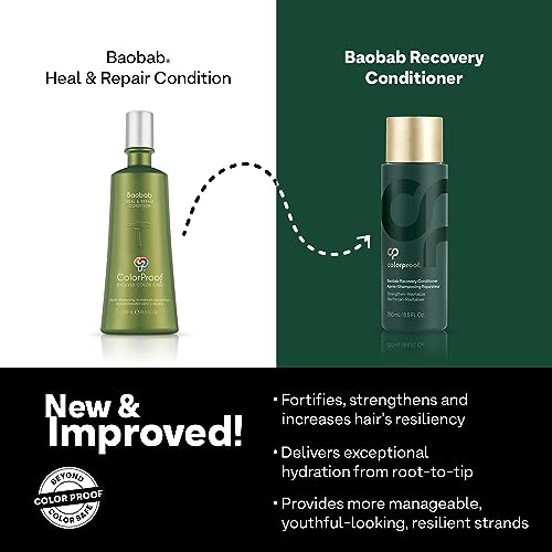 Colorproof Baobab Recovery Conditioner, 8.5oz - For Damaged Color-Treated Hair, Strengthens & Repairs, Sulfate-Free, Vegan