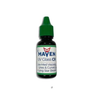 Maven UV Glass CR - Medium-Low Viscosity 40cps UV Curable Resin for Windshield repars - 1 Liter Bottle, UOM is 1ml 30ml (01 oz)