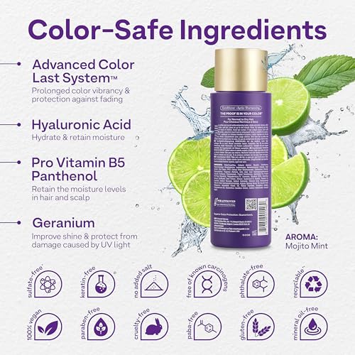 Colorproof Moisture Hair Conditioner 8.5FL. Oz. Nourishing and Moisturizing Conditioner, Mojito Mint Scent