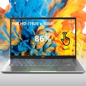 Acer Swift 3 SF314-512T-56CT Thin & Light Laptop | 14" FHD Touch | Intel Core i5-1240P | Intel Iris Xe Graphics | 16GB LPDDR4X | 512GB SSD | Intel Wi-Fi 6E | Backlit Keyboard | Windows 11