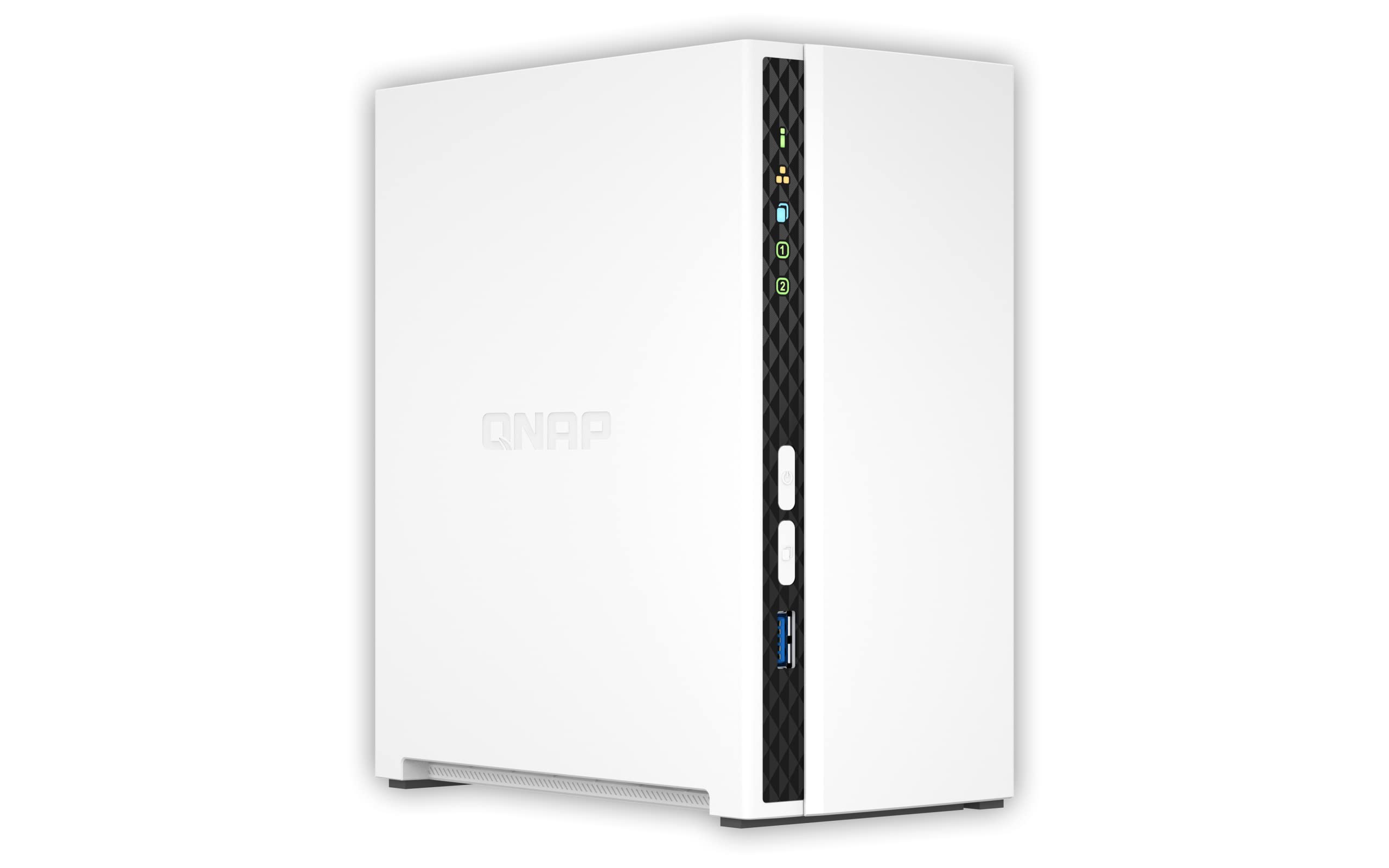 QNAP 2 Bay Home NAS with 4TB Storage Capacity, Preconfigured RAID 1 Seagate IronWolf Drives Bundle, with 1GbE Ports (TS-233-24S-US)