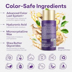 Colorproof Moisture Styling Crème 6.7FL. Oz. Leave-In Moisturizing Heat and Color Protection Cream for Smooth & Soft Finish, Gingered Amber Scent