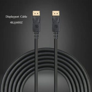 DisplayPort to Displayport Cable 6 Feet,Anbear Gold Plated Display Port to Display Port Cable 4K@60HZ Resolution(Male to Male) for DisplayPort Enabled Desktops and Laptops to Displays (10 Pack)