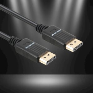 DisplayPort to Displayport Cable 6 Feet,Anbear Gold Plated Display Port to Display Port Cable 4K@60HZ Resolution(Male to Male) for DisplayPort Enabled Desktops and Laptops to Displays (10 Pack)