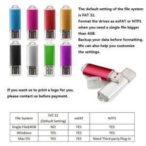 1 Pack 8GB Pink USB Flash Drive USB 2.0 Matte Metal Flash Drive with Transparent Plastic Cap for Data Storage Thumb Drive Jump Drive Pen Drive Bulk Memory Stick Zip Drives (Pink, 8GB)