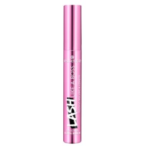 essence | Lash Like A Boss Instant Volume & Length Mascara | Ultra Black Color & Curved Fiber Brush | Vegan & Cruelty Free | Free From Parabens & Microplastic Particles