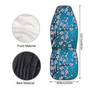 NDISTIN Plum Blossom Car Seat Covers Outdoor Travel Casual Car Seat Cushion Pad for Easy Install