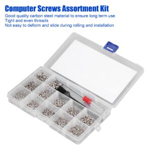 Computer Screw Set, Computer Screws, Tight and Regular Threads, nondeformable for Laptop