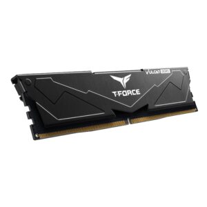 TEAMGROUP T-Force Vulcan DDR5 64GB (2x32GB) 5200MHz (PC5-41600) CL40 Intel XMP 3.0 & AMD Expo Compatible Desktop Memory Module Ram Black - FLBD564G5200HC40CDC01