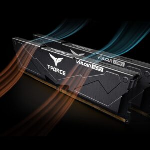 TEAMGROUP T-Force Vulcan DDR5 64GB (2x32GB) 5200MHz (PC5-41600) CL40 Intel XMP 3.0 & AMD Expo Compatible Desktop Memory Module Ram Black - FLBD564G5200HC40CDC01