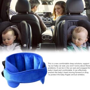 RUITASA Car Seat Head Support Band, Safety Car Seat Neck Relief, Adjustable Child Car Seat, Infants and Baby Head Support(Blue)