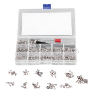 Computer Screw Set, Computer Screws, Tight and Regular Threads, nondeformable for Laptop