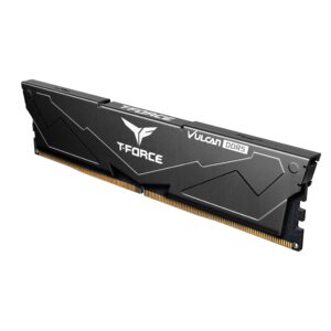 TEAMGROUP T-Force Vulcan DDR5 64GB (2x32GB) 5200MHz (PC5-41600) CL40 Intel XMP 3.0 & AMD Expo Compatible Desktop Memory Module Ram Black - FLBD564G5200HC40CDC01