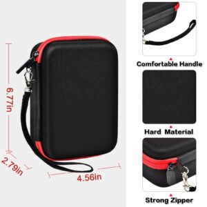 USB Flash Drive Case 37 Slots SD Cards Thumb Drive Memory Card Holder SD SDXC SDHC Card Storage Bag Electronic Accessories Organizer for SanDisk for Samsung for Inland for Netac(Case Only) (Red)