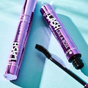 essence | Lash Like A Boss Instant Volume & Length Mascara | Ultra Black Color & Curved Fiber Brush | Vegan & Cruelty Free | Free From Parabens & Microplastic Particles