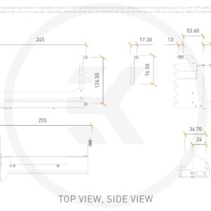 EKWB EK-Loop Vertical GPU Holder EVO - Gen4 Riser