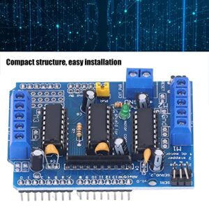 Stepper Motor Module, Simple Operation, Good Compatibility, L293D chip, Function Updates, Motor Driver Board for Electronic Experiments for DIY Robots