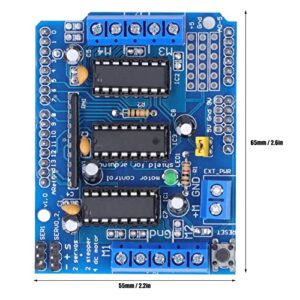 Stepper Motor Module, Simple Operation, Good Compatibility, L293D chip, Function Updates, Motor Driver Board for Electronic Experiments for DIY Robots