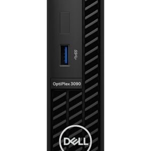 Dell 2022 Newest Optiplex 3090 Micro Form Factor Business Desktop, Intel Core i5-10500T, 16GB RAM, 1TB PCIe SSD, DisplayPort, RJ-45, Wi-Fi 6, Bluetooth, Wired Mouse&Keyboard, Windows 11 Pro, Black