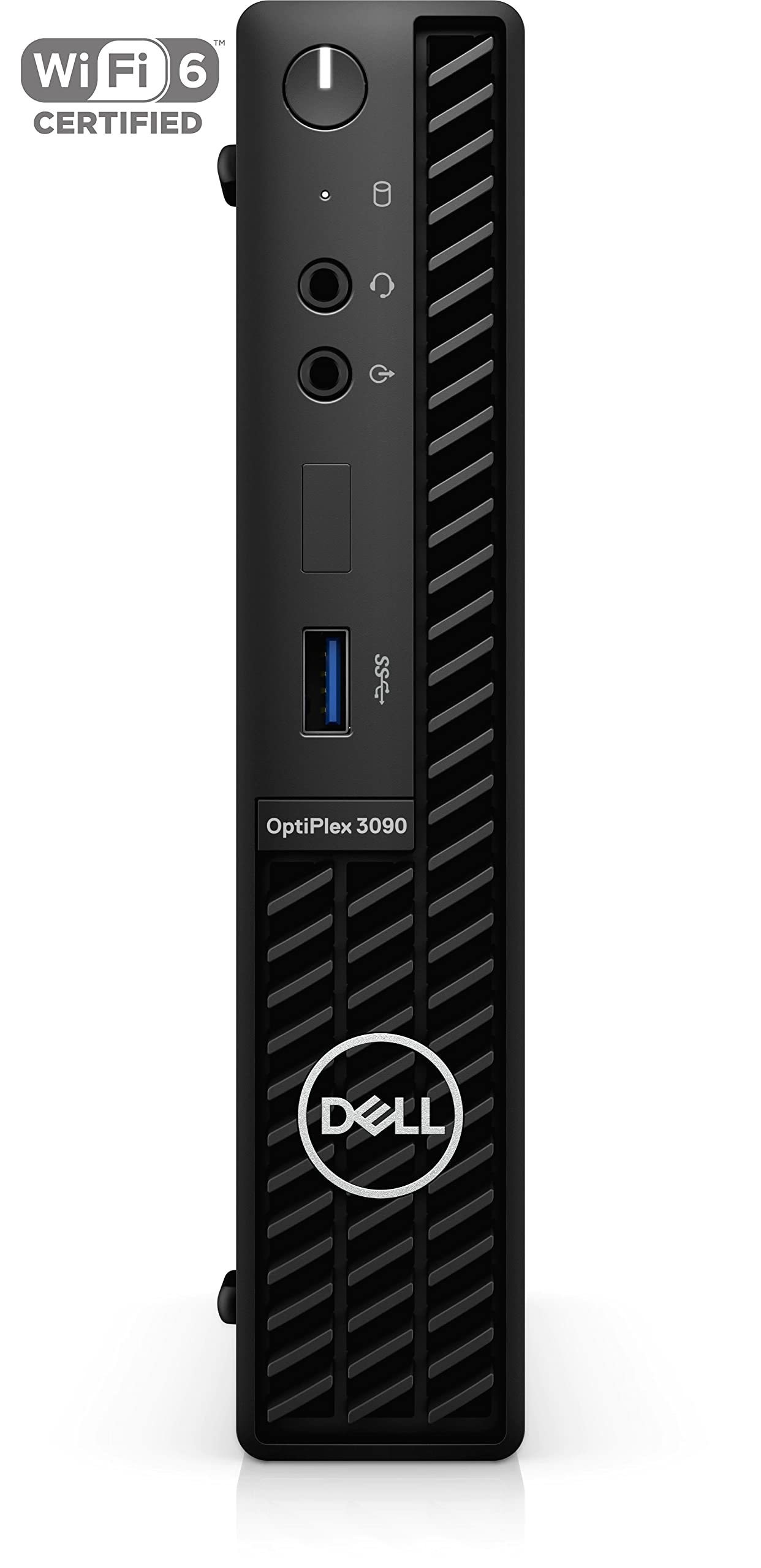 Dell 2022 Newest Optiplex 3090 Micro Form Factor Business Desktop, Intel Core i5-10500T, 16GB RAM, 1TB PCIe SSD, DisplayPort, RJ-45, Wi-Fi 6, Bluetooth, Wired Mouse&Keyboard, Windows 11 Pro, Black