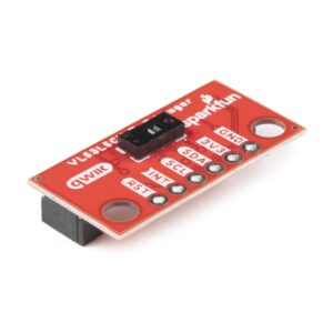 sparkfun qwiic mini tof imager - vl53l5cx - multizone ranging output sensor - board dimensions .05” x 1” - spad array physical infrared filters doe for best ranging performance -operating voltage 3.3v