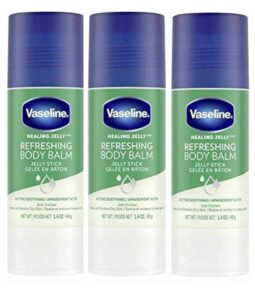 unilever refreshing body balm jelly stick anti-friction to revive & restore dry skin 1.4 oz - 3 count