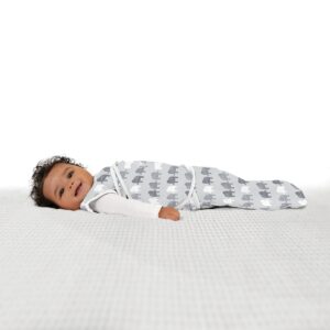 SwaddleMe by Ingenuity Arms Free Convertible Swaddle, Size Large, For Ages 3-6 Months, 14-18 Pounds, Up to 30 Inches Long, 1-Pack Baby Swaddle Wrap