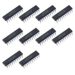 bridgold 10pcs 74ls245 74ls245n sn74ls245n hd74ls245p dm74ls245n octal bus transceivers with 3-state outputs ic chip. dip-20