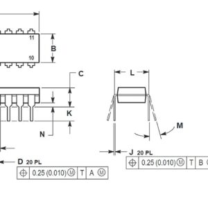 Bridgold 10pcs 74LS245 74LS245N SN74LS245N HD74LS245P DM74LS245N Octal Bus Transceivers with 3-State Outputs IC Chip. DIP-20