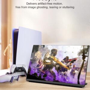 EHOMEWEI 15.6" 1080P Portable Monitor Touchscreen, FHD USB C Mini HDMI Second External Screen Laptop Computer HDR IPS Display, Gaming Monitor for Laptop PC Mac Phone PS5 Xbox Switch