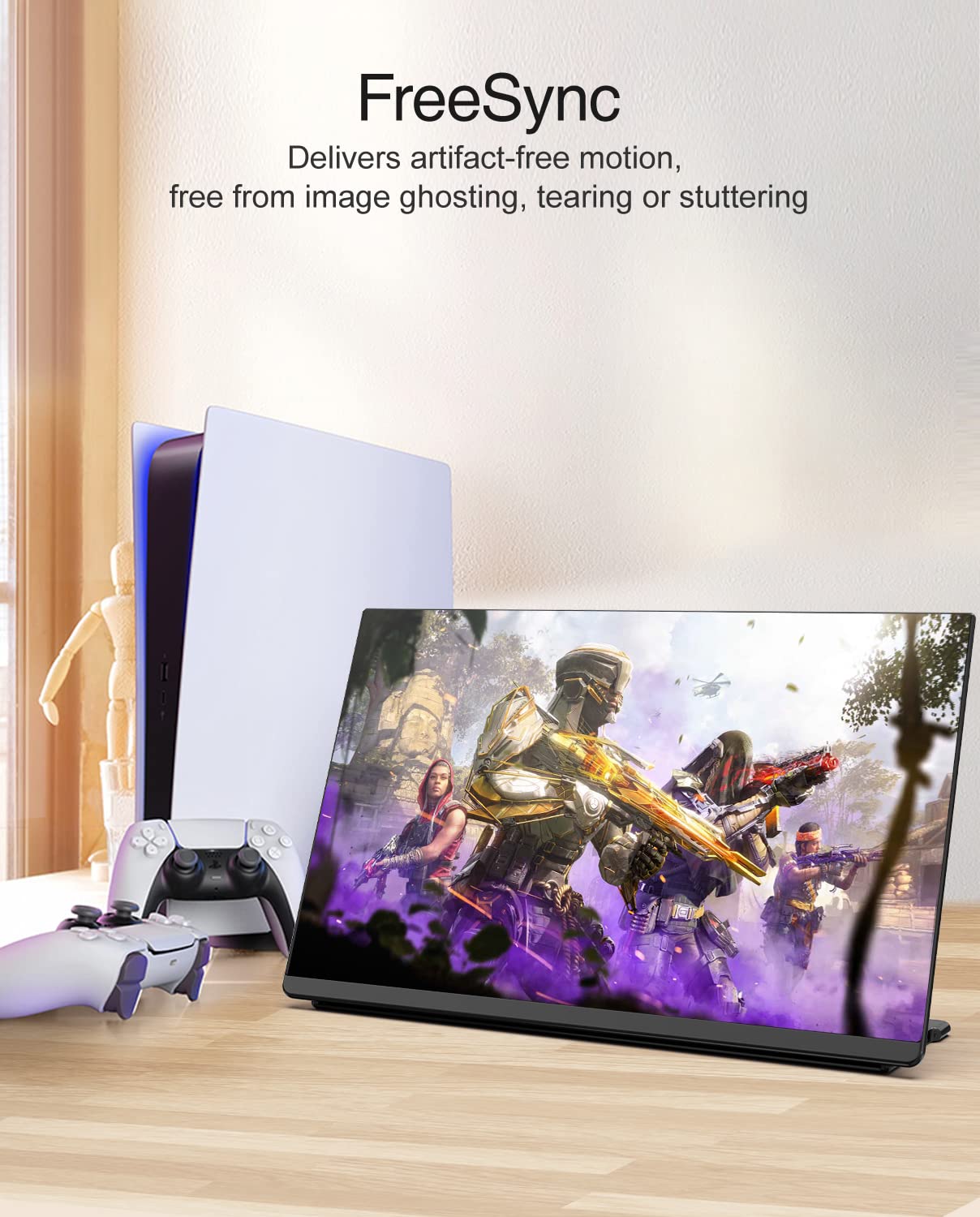 EHOMEWEI 15.6" 1080P Portable Monitor Touchscreen, FHD USB C Mini HDMI Second External Screen Laptop Computer HDR IPS Display, Gaming Monitor for Laptop PC Mac Phone PS5 Xbox Switch