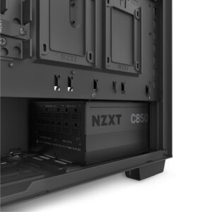 NZXT C850 PSU (2022) - PA-8G1BB-US - 850 Watt PSU - 80+ Gold Certified - Fully Modular - Sleeved Cables - ATX Gaming Power Supply