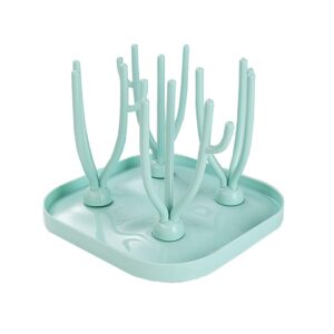 16 branches baby bottle drying rack bottle dryer holder for reusable baggies, nipples, cups, pump parts and accessories