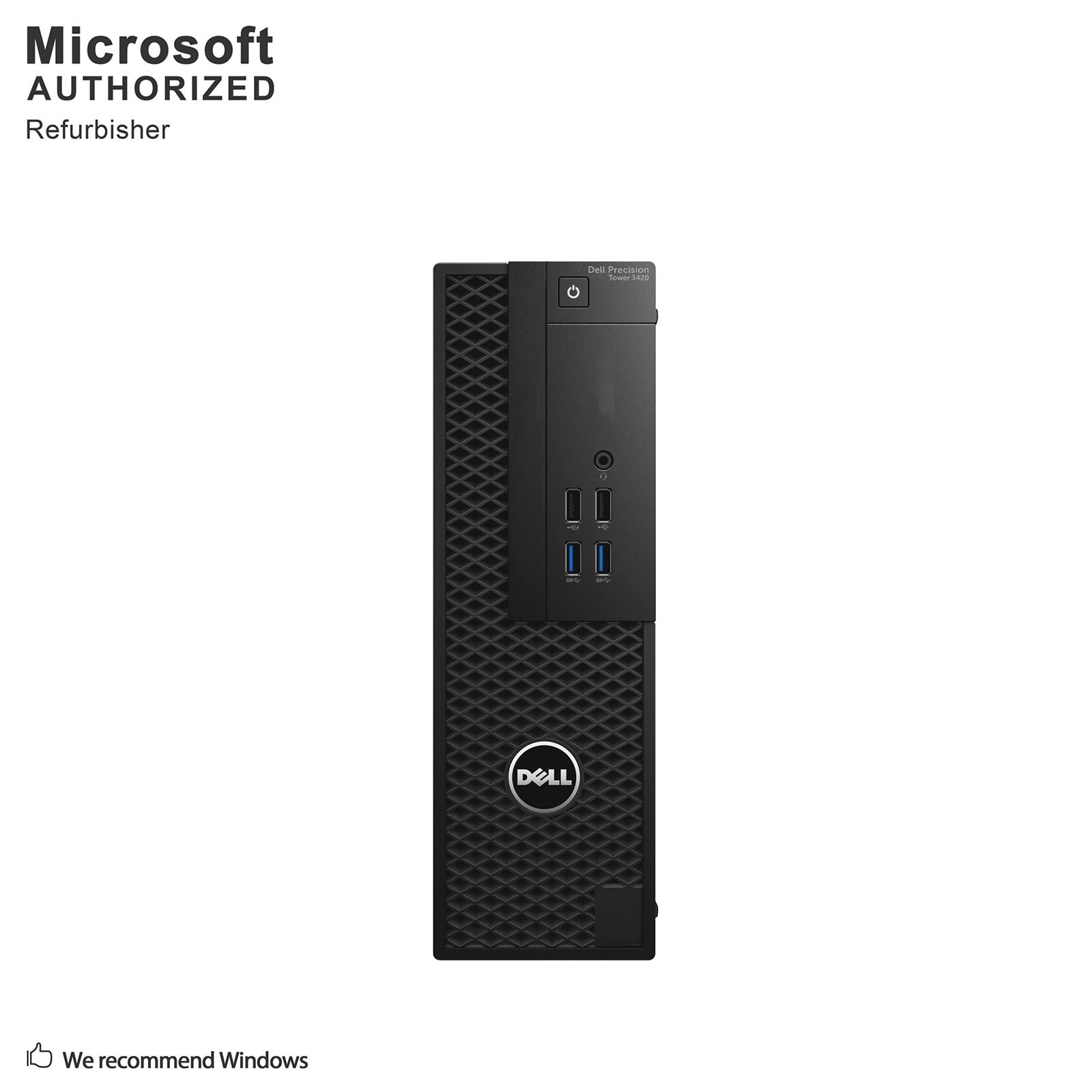 Dell Precision 3420 SFF High Performance Desktop Computer, Intel Quad Core i7-6700 up to 4.0GHz, 8G DDR4, 512G SSD, WiFi, BT, 4K Support, DP, HDMI, Win 10 Pro 64 English/Spanish/French (Renewed)