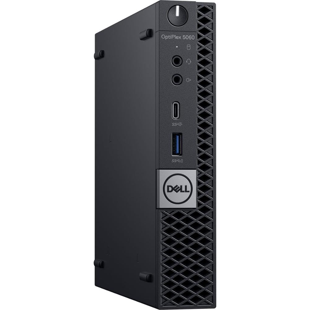 Dell OptiPlex 5060-MICRO, Core i5-8500T 2.1GHz, 16GB RAM, 256GB M.2-NVMe, Windows 10 Pro 64Bit, (Renewed)