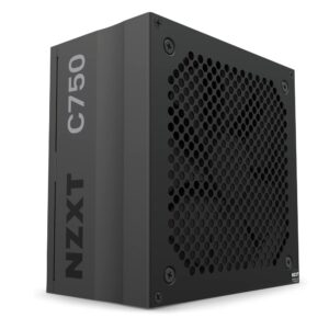 nzxt c750 psu (2022) - pa-7g1bb-us - 750 watt psu - 80+ gold certified - fully modular - sleeved cables - atx gaming power supply