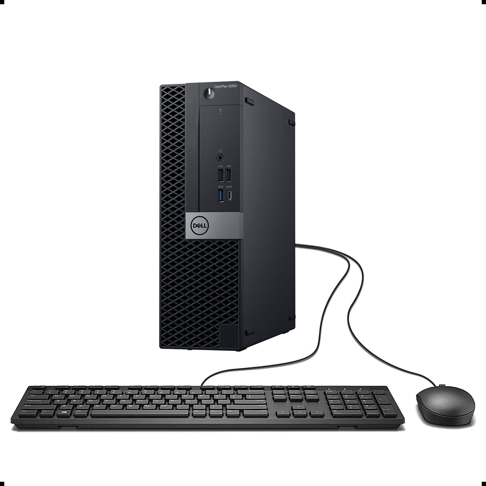 Dell OptiPlex 5060 SFF High Performance Desktop Computer, Intel Six Core i5-8500 up to 4.1GHz, 16G DDR4, 256G SSD, WiFi, BT, 4K Support, DP, Windows 10 Pro 64 Bit English/Spanish/French (Renewed)