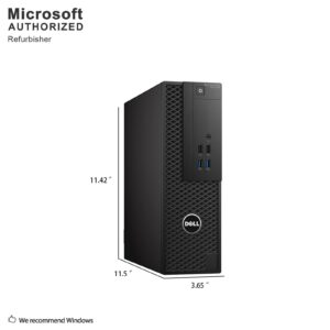 Dell Precision 3420 SFF High Performance Desktop Computer, Intel Quad Core i7-6700 up to 4.0GHz, 8G DDR4, 512G SSD, WiFi, BT, 4K Support, DP, HDMI, Win 10 Pro 64 English/Spanish/French (Renewed)