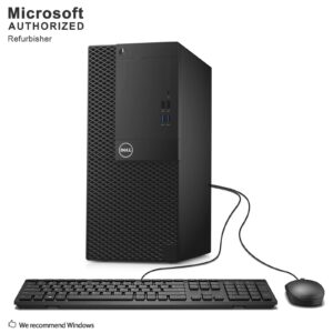 Dell OptiPlex 3050 Tower High Performance Desktop Computer, Intel Quad Core i7-6700 up to 4.0GHz, 16G DDR4, 1T, WiFi, BT, 4K Support, DP, HDMI, Win 10 Pro 64 English/Spanish/French (Renewed)