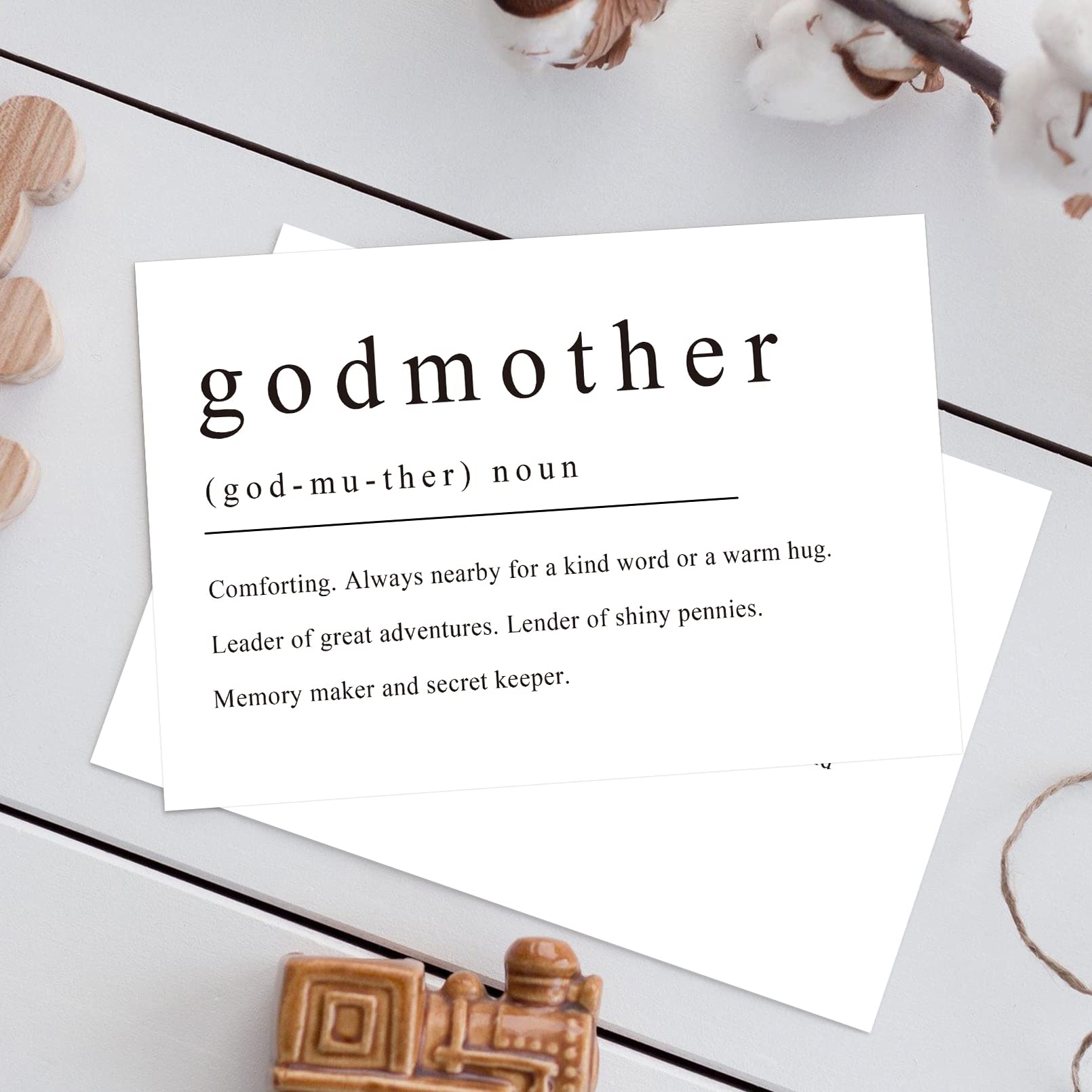 Godparents Proposal Cards, Set of 2, Will You Be My Godmother/Godfather Card