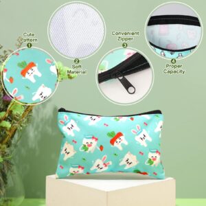 20 Pieces Dental Cosmetic Bag Teeth Makeup Bags Nurse Gift Bag Dental Assistant Accessories Travel Cute Makeup Bag Nurse Pouch Organizer for Dentist Women Nurses Day Graduation Birthday