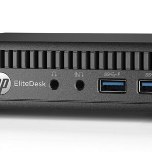 HP Mini PC 800 G1 Elitedesk Micro Desktop Computers Renewed,Intel Quad Core i5 up to 3.0GHz, 8GB Ram 256GB SSD, WiFi, VGA, Keyboarb & Mouse Included, Windows 10 Pro