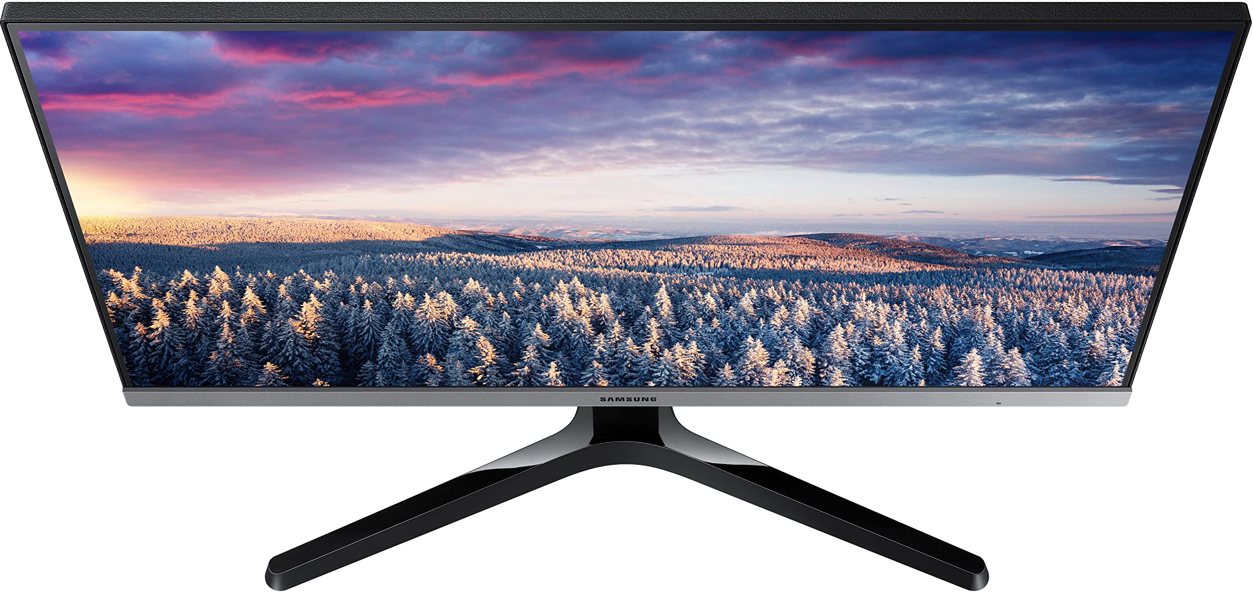 Samsung - 24" LED FHD AMD FreeSync Monitor with Bezel-Less Design (HDMI, D-sub) - Black